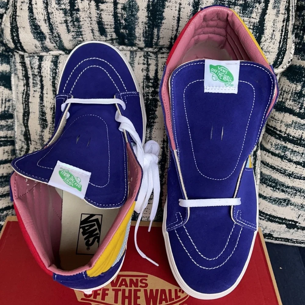 Vans Sk8-Hi Sunshine Multi/True White MENS - Picture 13 of 16